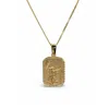Quartz & Canary Women's Gold Vermeil Archangel Michael Pendant In Gold