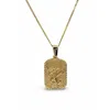 Quartz & Canary Women's Gold Vermeil Archangel Raphael Pendant In Gold