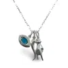 Quartz & Canary Women's Silver / Blue Silver Malocchio Trio In Metallic
