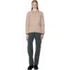 Quartz Co. Adele | Lightweight Insulated Jacket In Sand Beige