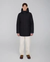 Quartz Co. Alban | Hooded Insulated Winter Jacket In Black