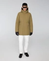 Quartz Co. Alban | Hooded Insulated Winter Jacket In Khaki
