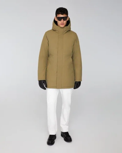 Quartz Co. Alban | Hooded Insulated Winter Jacket In Khaki