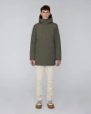 Quartz Co. Alban | Hooded Insulated Winter Jacket In Olive