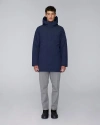 Quartz Co. Alban | Hooded Insulated Winter Jacket In True Navy