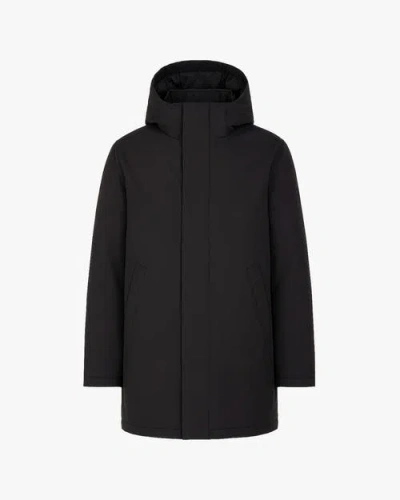 Quartz Co. Austin | Hooded Insulated Winter Jacket In Black