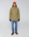 Quartz Co. Bennett | Hooded Insulated Winter Jacket In Khaki