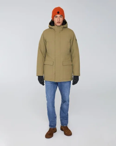 Quartz Co. Bennett | Hooded Insulated Winter Jacket In Khaki