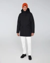 Quartz Co. Champlain | Hooded Down Winter Jacket In Black