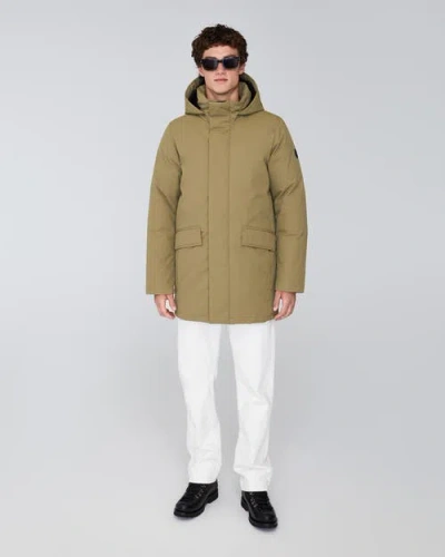 Quartz Co. Champlain | Hooded Down Winter Jacket In Khaki