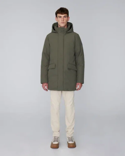 Quartz Co. Champlain | Hooded Down Winter Jacket In Olive