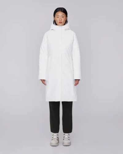 Quartz Co. Fermont | Hooded Down Winter Jacket In Ivory