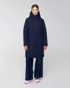 Quartz Co. Fermont | Hooded Down Winter Jacket In True Navy