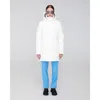 Quartz Co. Genia | Hooded Down Winter Jacket In Ivory