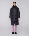 Quartz Co. Gisele Long | Down Puffer Jacket In Black