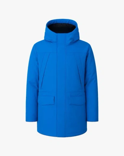 Quartz Co. Grant Ca | Hooded Down Winter Jacket In Blue