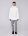 Quartz Co. Grant | Hooded Down Winter Jacket In Ivory