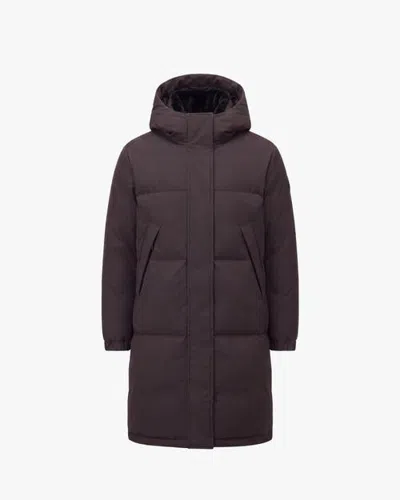 Quartz Co. Ines Edition | Hooded Down Winter Jacket In Alpine Bark