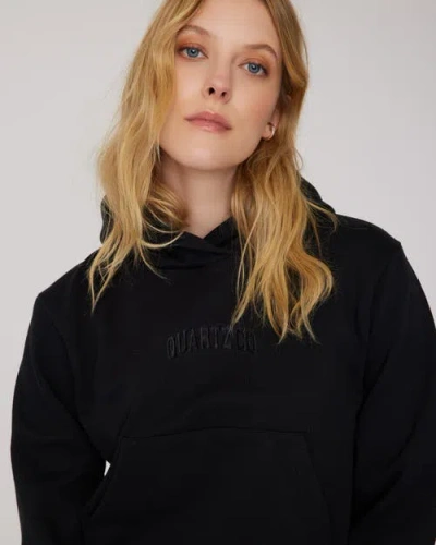 Quartz Co. Jenna | Hooded Sweatshirt In Black