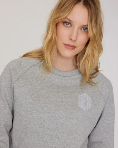 Quartz Co. Jessie | Crewneck Sweatshirt In Heather Grey