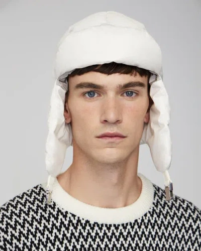Quartz Co. John | Down Trapper Hat In Ivory