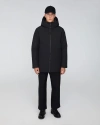 Quartz Co. Jules | Hooded Down Winter Jacket In Black
