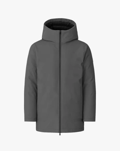 Quartz Co. Jules | Hooded Down Winter Jacket In Gray