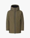 Quartz Co. Jules | Hooded Down Winter Jacket In Green