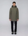 Quartz Co. Labrador | Hooded Down Winter Jacket In Olive
