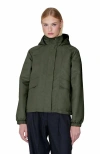 Quartz Co. Lisa | Lightweight Hooded Jacket In Sage