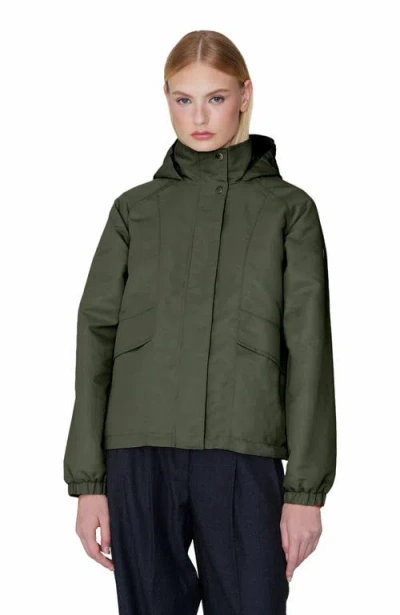 Quartz Co. Lisa | Lightweight Hooded Jacket In Sage