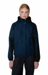 Quartz Co. Lisa | Lightweight Hooded Jacket In True Navy