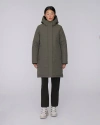 Quartz Co. Madeline | Hooded Insulated Winter Jacket In Olive