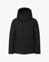 Quartz Co. Paige | Hooded Down Winter Jacket In Black
