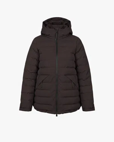Quartz Co. Reese Edition | Hooded Down Winter Jacket In Alpine Bark
