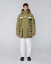 Quartz Co. Vostok 3.0 | Hooded Down Expedition Jacket In Khaki