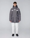 Quartz Co. Vostok 3.0 | Hooded Down Expedition Jacket In Steel Grey
