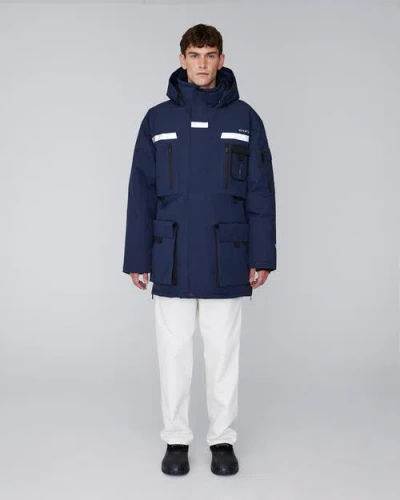 Quartz Co. Vostok 3.0 | Hooded Down Expedition Jacket In True Navy
