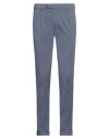 Quattro.decimi Quattro. Decimi Man Pants Slate Blue Size 30 Cotton, Elastane In Blue
