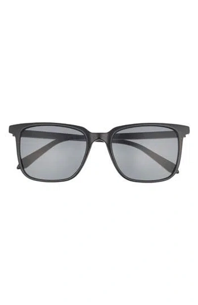 Quay 45mm Algorithm Square Sunglasses In Black