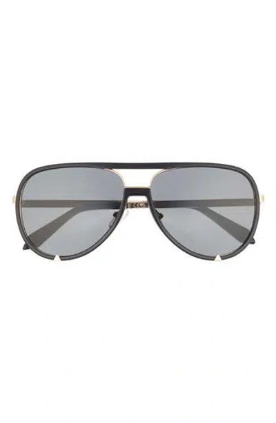 Quay 60mm Aviator Sunglasses