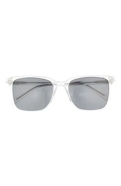 Quay 64mm Algorithm Square Sunglasses In Gray