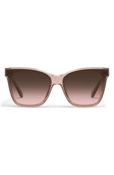 Quay After Party 51mm Square Sunglasses In Brown