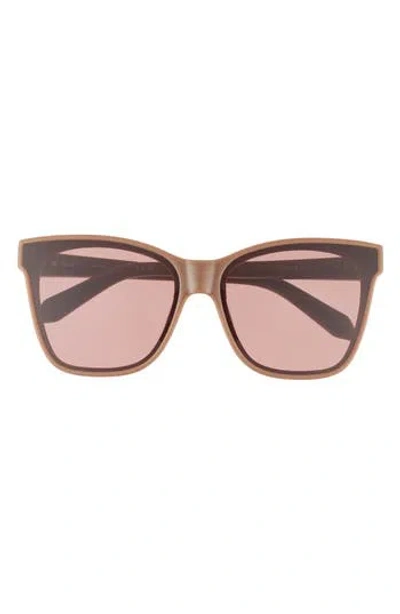 Quay After Party 51mm Square Sunglasses In Brown