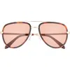 Quay All In 56mm Gradient Aviator Sunglasses