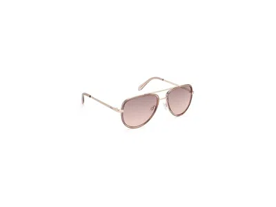 Quay All In Medium Fashion Sunglasses Doe/brown: One Size In Gold