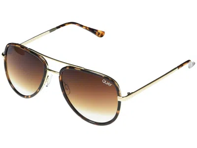 Quay All In Mini Fashion Sunglasses Tort/brown Fade: One Size