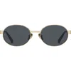 Quay Anyways 56mm Round Sunglasses In Multi