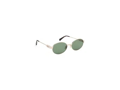 Quay Anyways Fashion Sunglasses Gold/green: One Size