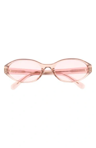 Quay Aura Points 55mm Oval Sunglasses